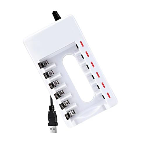 6 Slot Batterieladung für 1,2 V 2 A/3 A Batterien Ladeadapter mit Kurzschlussschutz Netzteiladapter 6 Slot Batterieladung für 1,2 V 2 A/3 A Batterien Ladeadapter mit Kurzschlussschutz Netzteiladapter von HLBEST