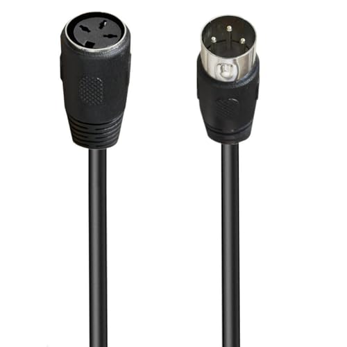 HLBEST DIN 3Pin Männlich Bis Weibliches Stromversorgungskabel Netzkabel Digitales Gerät Anschluss Draht Schwarz 50 cm Bis 500 cm HLBEST DIN 3Pin Männlich Bis Weibliches Stromversorgungskabel Netzkabel Digitales Gerät Anschluss Draht Schwarz 50 cm Bis 500 cm von HLBEST