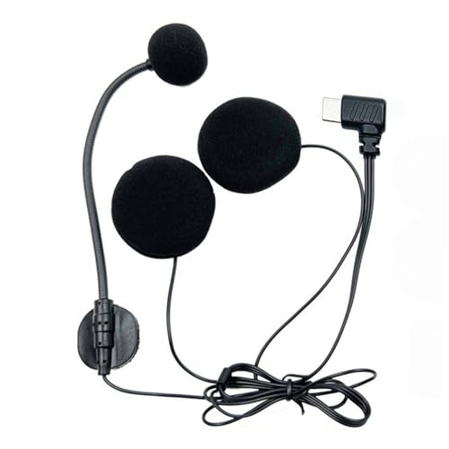 HLBEST Halb Mit Kapuzenhelmen Mikrofon Mit Typ C Steckern Und Doppelten 32 Ω Hörnern Omnidirektionales Hörphone Mikrofon HLBEST Halb Mit Kapuzenhelmen Mikrofon Mit Typ C Steckern Und Doppelten 32 Ω Hörnern Omnidirektionales Hörphone Mikrofon von HLBEST