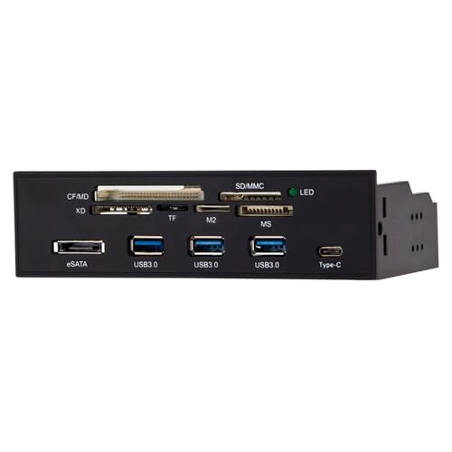 USB 3.0 Kartenleser Frontpanel Multi Funktion Typ C USB 3.1 schnelle Datenübertragung und mehrere Karten USB 3.0 Kartenleser Frontpanel Multi Funktion Typ C USB 3.1 schnelle Datenübertragung und mehrere Karten von HLBEST