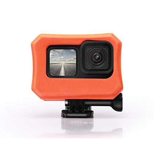 Floaty Schutzhülle für GoPro 11 Hero10 Hero 9 – Floaty Gehäuse für Kamera, Anti-Sink, schwimmendes Zubehör – Orange von HLEESH