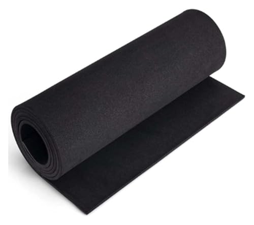 1 Stück 50x100CM Eva-Schaumstoffplatten Schallabsorbierende Geräusche Spone Foam Craft Eva-Platten for Handwerk Handgefertigtes Modellbaumaterial DIY(Black,T9mm) von HLHLH