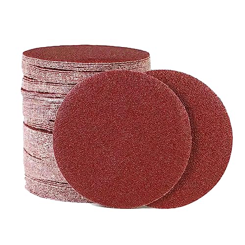 100 teile/satz 7 zoll 180mm Runde Schleifpapier Disk Sand Blätter Grit 60/80/100/120/150/180/240/320/400/600/800/100 0 Haken & Loop Schleifen Disc for Sander Grits(60grit) von HLHLH