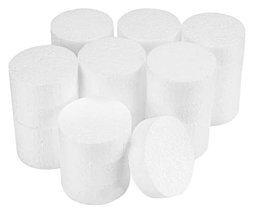 3" 28er-Pack Schaumstoffkreise for Basteln, runde Polystyrol-Schaumstoffscheiben for DIY-Projekte, Kuchen und Dekorationen, Skulpturen, Modellierung, Kunst- und Bastelbedarf 3" 28er-Pack Schaumstoffkreise for Basteln, runde Polystyrol-Schaumstoffscheiben for DIY-Projekte, Kuchen und Dekorationen, Skulpturen, Modellierung, Kunst- und Bastelbedarf von HLHLH