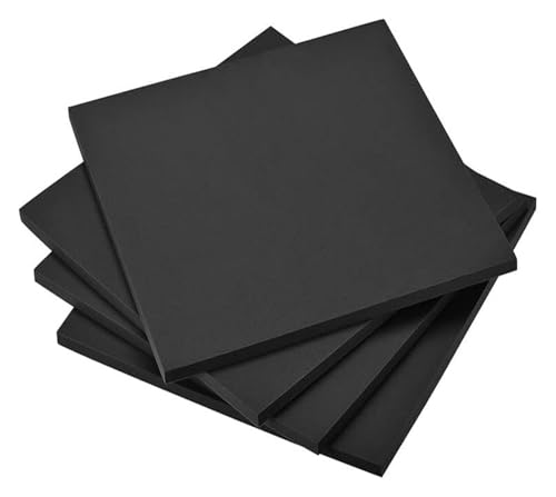 4 Stück schwarze EVA-Schaumstoffplatten, Spone Foam, 10 mm dick, 25,4 x 25,4 cm, Bastel-EVA-Platten for DIY-Handwerksmodellbau-Material 4 Stück schwarze EVA-Schaumstoffplatten, Spone Foam, 10 mm dick, 25,4 x 25,4 cm, Bastel-EVA-Platten for DIY-Handwerksmodellbau-Material von HLHLH