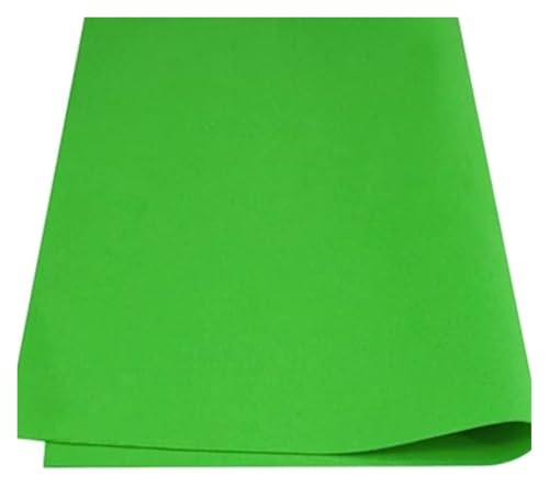 Dünne Schaumstoffplatten, 10 Stück, 1 mm, EVA-Schaumschwammpapier, Scrapbooking, Basteln, handgefertigte Schaumstoffplatten for Hintergrunddekoration, Karton-Schaumstoff-Bastelplatten, 40 x 60 cm(Gree von HLHLH