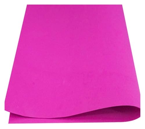 Dünne Schaumstoffplatten, 10 Stück, 1 mm, EVA-Schaumschwammpapier, Scrapbooking, Basteln, handgefertigte Schaumstoffplatten for Hintergrunddekoration, Karton-Schaumstoff-Bastelplatten, 40 x 60 cm(Pink von HLHLH