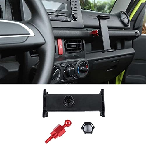 HLMNAKE Handyhalterung Auto für Suzuki Jimny JB64 JB74 2019-2024, Aluminium und ABS, 360° Drehbar, für 4-7 Zoll Handys iPhone, Galaxy, Mate usw. (Stil 2) von HLMNAKE