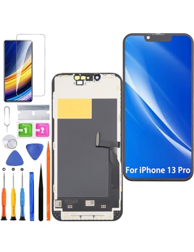 HLYGZX Display für iPhone 13 Pro LCD Bildschirm Ersatz FHD Touchscreen 3D Touch Face ID Digitizer Rahmen Montage,Waterproof Adhesive,Reparaturkits NEU HLYGZX Display für iPhone 13 Pro LCD Bildschirm Ersatz FHD Touchscreen 3D Touch Face ID Digitizer Rahmen Montage,Waterproof Adhesive,Reparaturkits NEU von HLYGZX
