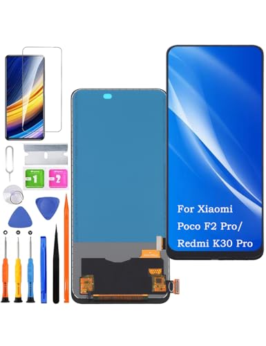 HLYGZX Ersatz Bildschirm für Xiaomi Poco F2 Pro LCD Display TFT, M2004J11G Display Touchscreen Digitizer Assembly Reparaturteile Kit(Ohne Fingerabdruck) von HLYGZX