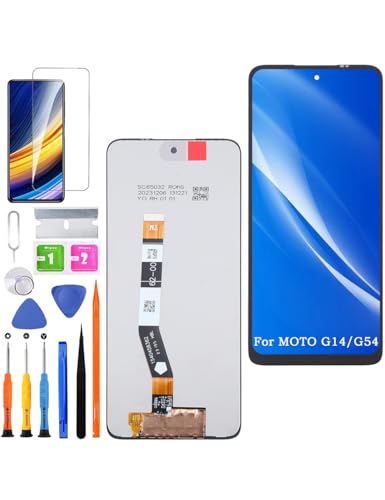 HLYGZX Ersatz Display für Motorola Moto G14 / G54 LCD Bildschirm, XT2343 Display Bildschirm Touch Digitizer Assembly Reparaturteile Kit HLYGZX Ersatz Display für Motorola Moto G14 / G54 LCD Bildschirm, XT2343 Display Bildschirm Touch Digitizer Assembly Reparaturteile Kit von HLYGZX