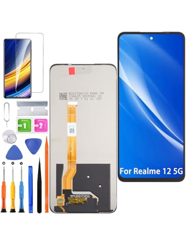 HLYGZX Ersatz Display für Realme 12 5G LCD Bildschirm, RMX3999 Display Bildschirm Touch Digitizer Assembly Reparaturteile Kit HLYGZX Ersatz Display für Realme 12 5G LCD Bildschirm, RMX3999 Display Bildschirm Touch Digitizer Assembly Reparaturteile Kit von HLYGZX