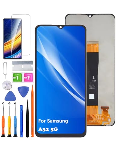 HLYGZX Ersatz Display für Samsung Galaxy A32 5G LCD Bildschirm, A326B A326U A326W Display Bildschirm Touch Digitizer Assembly Reparaturteile Kit HLYGZX Ersatz Display für Samsung Galaxy A32 5G LCD Bildschirm, A326B A326U A326W Display Bildschirm Touch Digitizer Assembly Reparaturteile Kit von HLYGZX