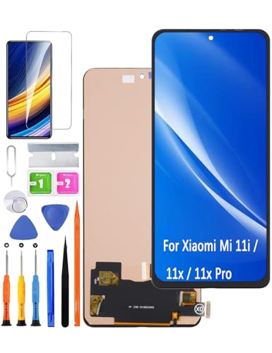 HLYGZX Ersatz Display für Xiaomi Mi 11i / 11x / 11x Pro LCD-Bildschirm TFT, M2012K11G M2012K11AI M2012K11I Bildschirm LCD Display Touch Digitizer Assembly Reparaturteile Kit HLYGZX Ersatz Display für Xiaomi Mi 11i / 11x / 11x Pro LCD-Bildschirm TFT, M2012K11G M2012K11AI M2012K11I Bildschirm LCD Display Touch Digitizer Assembly Reparaturteile Kit von HLYGZX