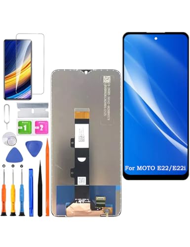 HLYGZX Ersatz Display für Motorola Moto E22 / E22i LCD Bildschirm, XT2239 Display Bildschirm Touch Digitizer Assembly Reparaturteile Kit von HLYGZX