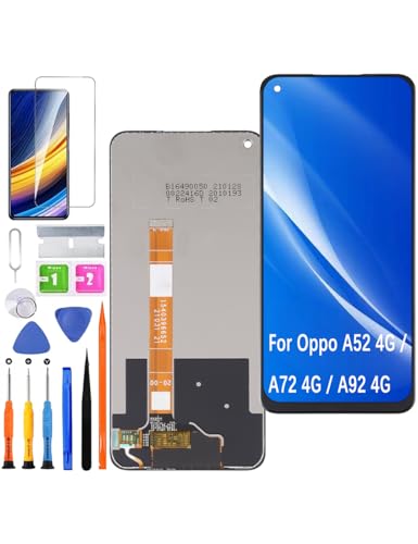 HLYGZX Ersatz Display für Oppo A52 4G / A72 4G LCD Bildschirm, für Oppo A92 4G Display Bildschirm Touch Digitizer Assembly Reparaturteile Kit von HLYGZX