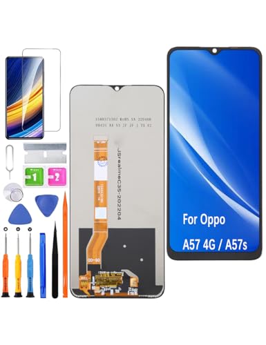 HLYGZX Ersatz Display für Oppo A57 4G / A57s LCD Bildschirm, CPH2387 CPH2385 Display Bildschirm Touch Digitizer Assembly Reparaturteile Kit von HLYGZX