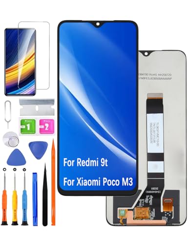 HLYGZX Ersatz Original Display für Xiaomi Redmi 9t LCD Bildschirm, für Xiaomi Poco M3 Display Bildschirm Touch Digitizer Assembly Reparaturteile Kit HLYGZX Ersatz Original Display für Xiaomi Redmi 9t LCD Bildschirm, für Xiaomi Poco M3 Display Bildschirm Touch Digitizer Assembly Reparaturteile Kit von HLYGZX