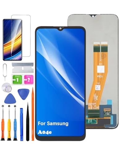 HLYGZX Ersatz Original Display für Samsung Galaxy A04e LCD-Bildschirm, A042F A042M Bildschirm LCD Display Touch Digitizer Assembly Reparaturteile Kit HLYGZX Ersatz Original Display für Samsung Galaxy A04e LCD-Bildschirm, A042F A042M Bildschirm LCD Display Touch Digitizer Assembly Reparaturteile Kit von HLYGZX