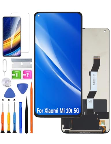 HLYGZX Ersatz Original Display für Xiaomi Mi 10t 5G LCD-Bildschirm, für Xiaomi Mi 10t Pro 5G Bildschirm LCD Display Touch Digitizer Assembly Reparaturteile Kit von HLYGZX
