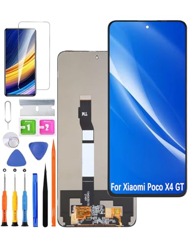 HLYGZX Ersatz Display für Xiaomi Poco X4 GT LCD Bildschirm, 22041216G Display Bildschirm Touch Digitizer Assembly Reparaturteile Kit HLYGZX Ersatz Display für Xiaomi Poco X4 GT LCD Bildschirm, 22041216G Display Bildschirm Touch Digitizer Assembly Reparaturteile Kit von HLYGZX