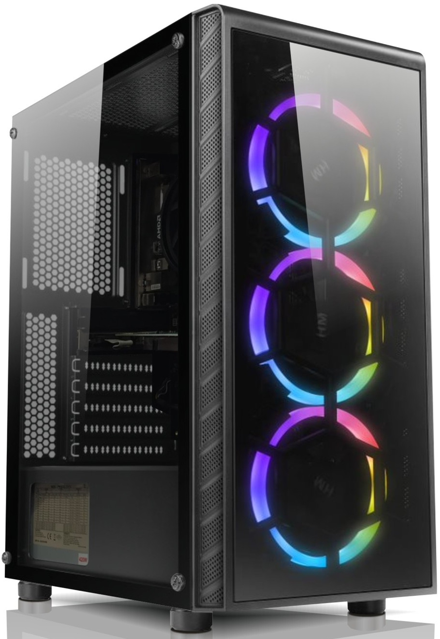 HM24 Gaming-PC HM247765 B-Ware [Ryzen 7 5750G / 32GB RAM / 1TB SSD / Radeon Grafik / Win11 Pro] von HM24
