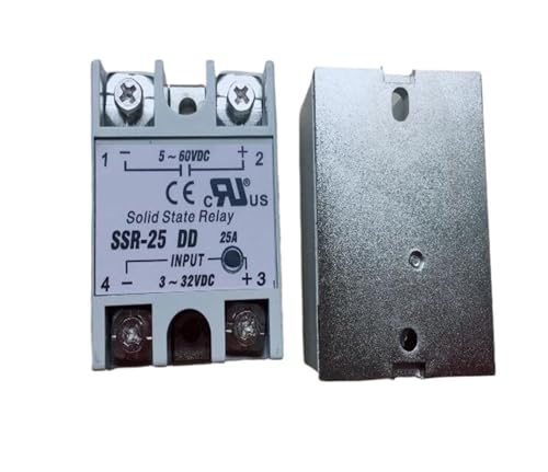 10PCS SSR25DD SSR-25DD Manufacturer 25A ssr relay input 3-32VDC output 5-60VDC HMCOCOOFM 10PCS SSR25DD SSR-25DD Manufacturer 25A ssr relay input 3-32VDC output 5-60VDC HMCOCOOFM von HMCOCOOFM