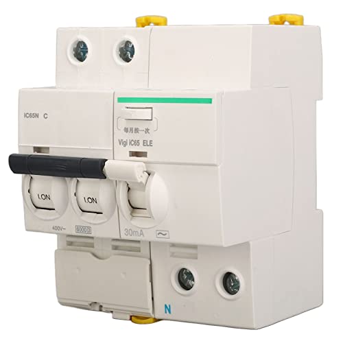 Auslaufschutzschalter, Miniatur-Leistungsschalter mit Gehäuse PA66, sicher und zuverlässig for gewerbliche Gebäude (Farbe: 6 A) interruptor automático (Color : 6a) von HMCOCOOFM