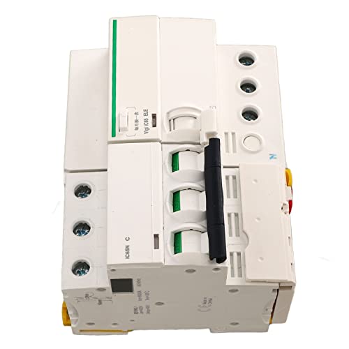 HMCOCOOFM Stromschutzschalter, sicherer AC 400 V PA66 Gehäuse-Auslaufschutz-Luftschalter for Stromverteilungs-Drucktastenschalter (Color : 10a) von HMCOCOOFM