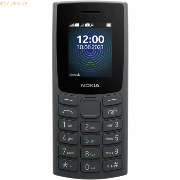 HMD Global Nokia 110 2G Edition 2023 Dual-SIM, charcoal / black von HMD Global