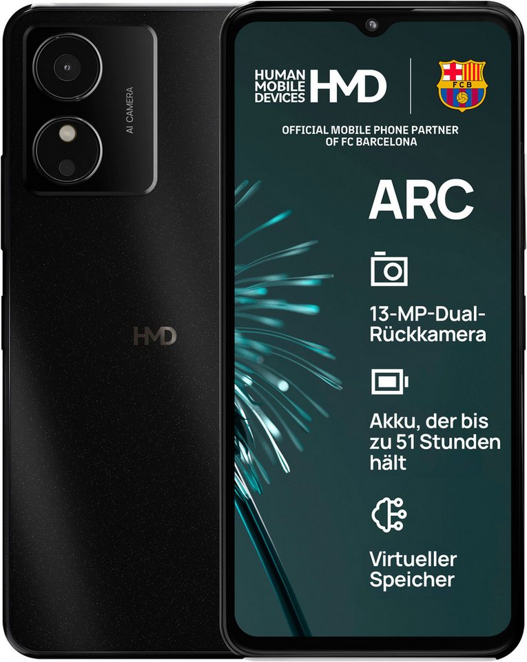 HMD Arc Smartphone (16,53 cm/6,51 Zoll, 64 GB Speicherplatz, 13 MP Kamera) von HMD