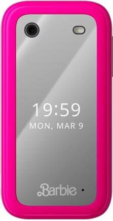 HMD Barbie Phone Flip Dual-SIM Pink mit Radio (1GF030APC1L03) von HMD