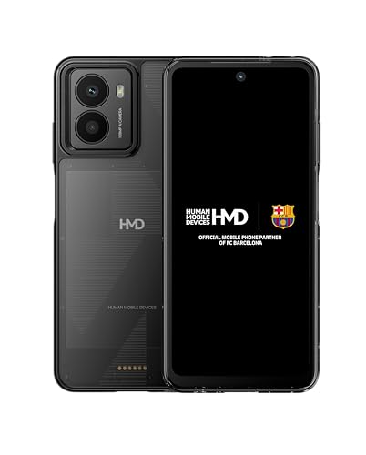HMD Fusion Smartphone (8GB RAM/256GB Speicher, 5000 mAh Akku, 6,56“ HD+ Display, 50 MP Selfie + 108MP Hauptkamera, Android 14, 5G, IP54 Zertifiziert, Quick Fix Design) Grey von HMD