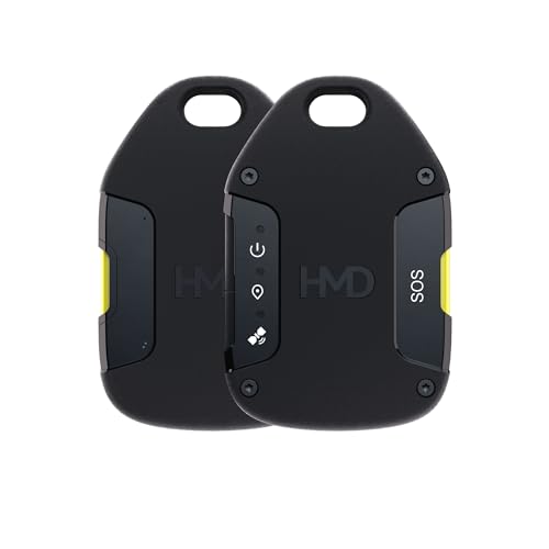 HMD OffGrid Satellitenkommunikator (Bluetooth 5.1, kompatibel mit Android und iOS, IP68, Satellitennachrichten, SOS-Dienste,Standortverfolgung, 3 Tage Akku) Schwarz von HMD