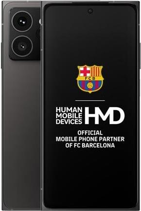 HMD Skyline - 5G Smartphone - Dual-SIM - RAM 8 GB / Interner Speicher 256 GB - microSD slot - pOLED-Display - 6.55 - 2400 x 1080 Pixel (144 Hz) - Triple-Kamera 108 MP, 13 MP, 50 MP - front camera 50 MP - gedrehtes Schwarz (HQ50200045XB0) von HMD