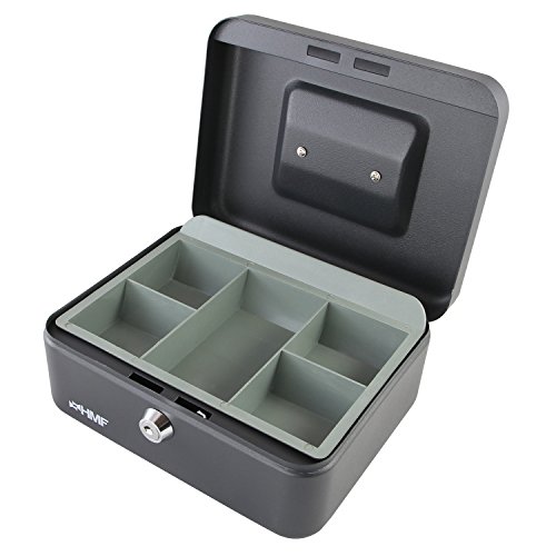 HMF 10120-02 Geldkassette 20 x 16 x 9,5 cm, schwarz von HMF