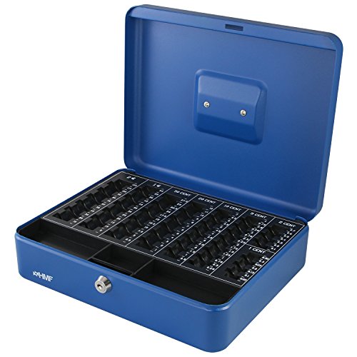HMF 108-05 Geldkassette Euro-Münzzählbrett 30 x 24 x 9 cm, blau HMF 108-05 Geldkassette Euro-Münzzählbrett 30 x 24 x 9 cm, blau von HMF