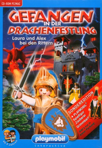 Gefangen in der Drachenfestung, Sonderedition, CD-ROM Laura und Alex bei den Rittern. Für Windows 98, 2000, Me, XP, Vista und MacOS 8.6 oder höher und MacOS X von HMH Hamburger Medien Haus