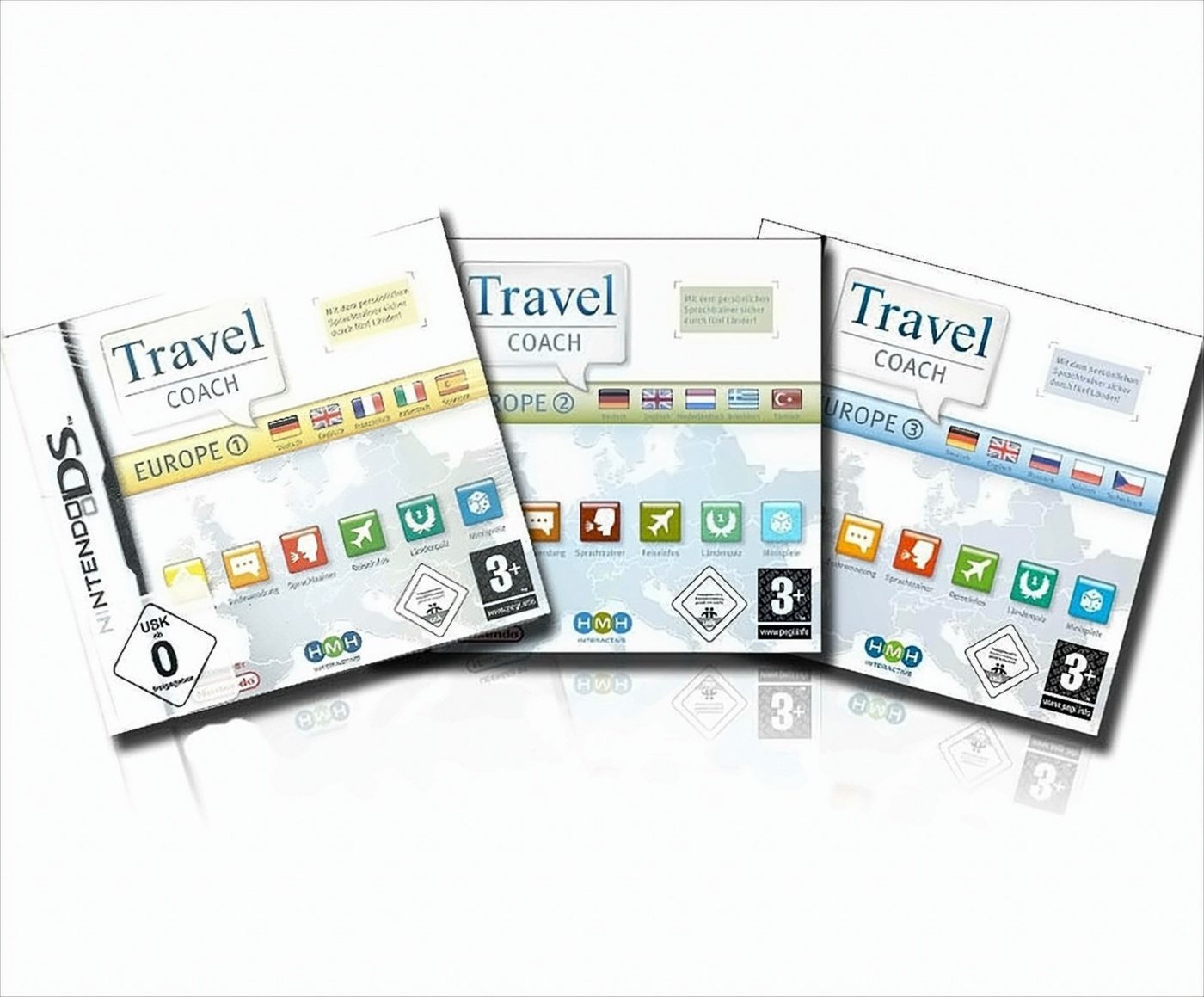 Travel Coach 1-3 (Europa Süd, West und Ost) Nintendo DS von HMH