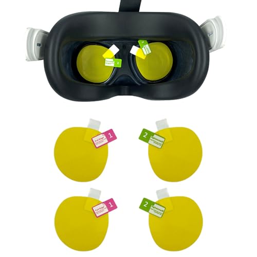 HMHAMA 2PCS Anti-Kratzer HD Objektiv Schutzfolie für Meta Quest 3 VR Headset Objektiv Protector - VR Objektiv Zubehör von HMHAMA