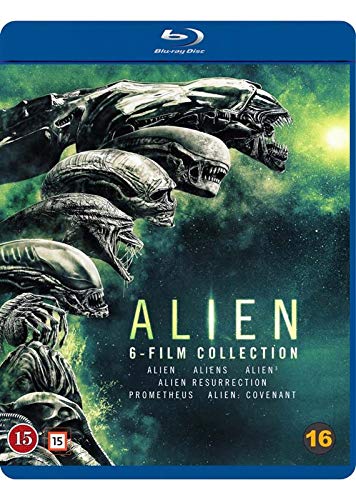 Alien 6-Film Collection - 6-Disc Set ( Alien / Aliens / Alien 3 / Alien Resurrection / Prometheus / Alien Covenant ) [ Dänische Import ] (Blu-Ray) von HMKCH