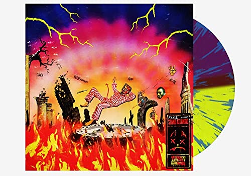 F.E.A.R - Exclusive Limited Edition Purple & Neon Green Split w/ Blue Splatter Colored Vinyl LP von HMKCH