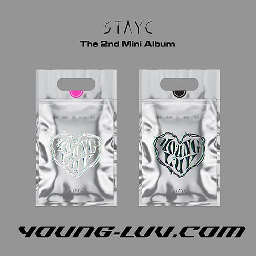 STAYC [ YOUNG-LUV.COM ] 2nd Mini Album ( YOUNG Ver. ) ( CD+FOLDED POSTER(LIMITED!)+Photo Book+Folding Poster(On pack)+Wide Polaroid Photo+Photo Card+Stayc Official Fragrance Card+ETC ) von HMKCH