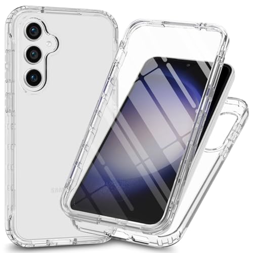 Solid Color Armor case Compatible with Samsung Galaxy S23 FE Galaxy S23 FE S23FE SM-S7110 Soft TPU Covers Frame Anti-Fall Full Body Protective Shell (Galaxy S23 FE,White) von HMLTD