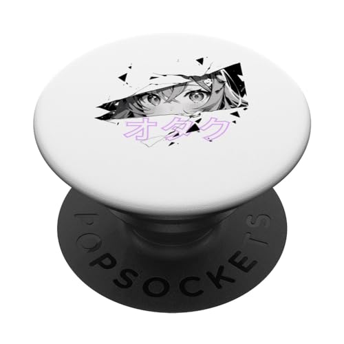 Anime Mädchen Augen Japanische Zeichen Otaku PopSockets mit austauschbarem PopGrip von HMM