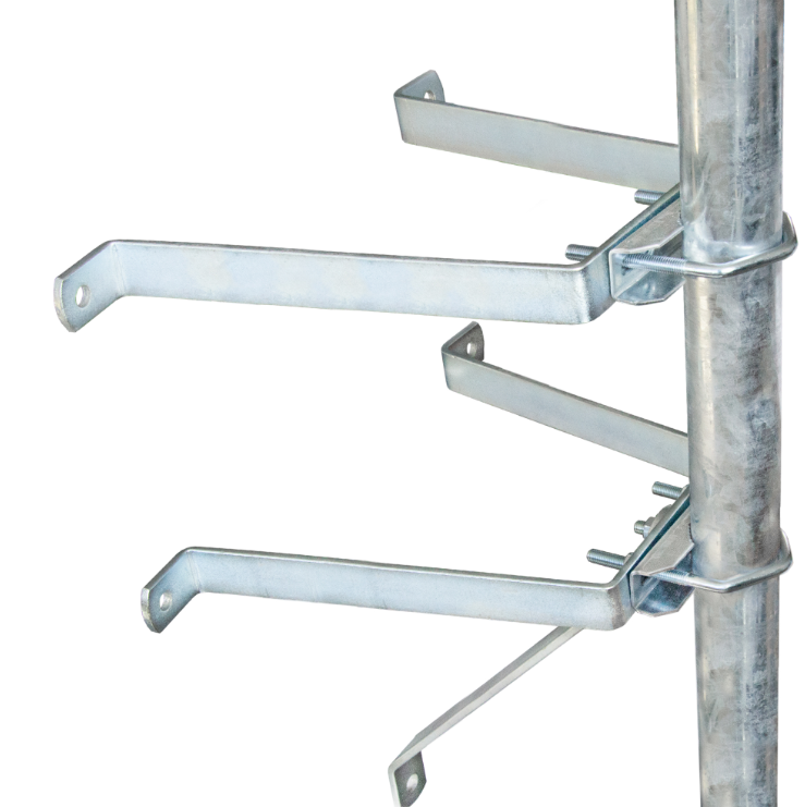 Mauerhalterset 30cm Stahl SAT Wandabstandshalter für Mast bis Ø 60mm Mauerhalterset 30cm Stahl SAT Wandabstandshalter für Mast bis Ø 60mm von HMP