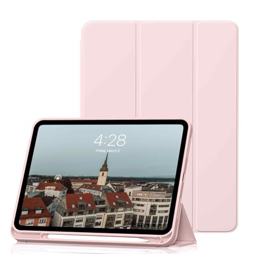 HMTDIYOU Hülle für iPad 11. Generation 11 Zoll 2025 A16, iPad 10. Gen Hülle mit Stifthalter 2022 10,9 Zoll, Weiche Silikon Schutzhülle für i Pad 11/10, Automatisches Schlafen/Aufwachen, Rosa HMTDIYOU Hülle für iPad 11. Generation 11 Zoll 2025 A16, iPad 10. Gen Hülle mit Stifthalter 2022 10,9 Zoll, Weiche Silikon Schutzhülle für i Pad 11/10, Automatisches Schlafen/Aufwachen, Rosa von HMTDIYOU