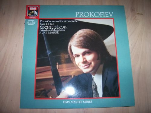 EG 290851 MICHEL BEROFF Prokofiev Concertos 1,4,5 LP von HMV