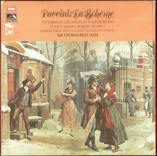 Puccini La Boheme UK 2-LP vinyl set SLS896 von HMV