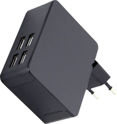 HN Power HNP36-4USB USB-Ladegerät 36W Steckdose Ausgangsstrom (max.) 7200mA Anzahl Ausgänge: 4 x U von HN Power